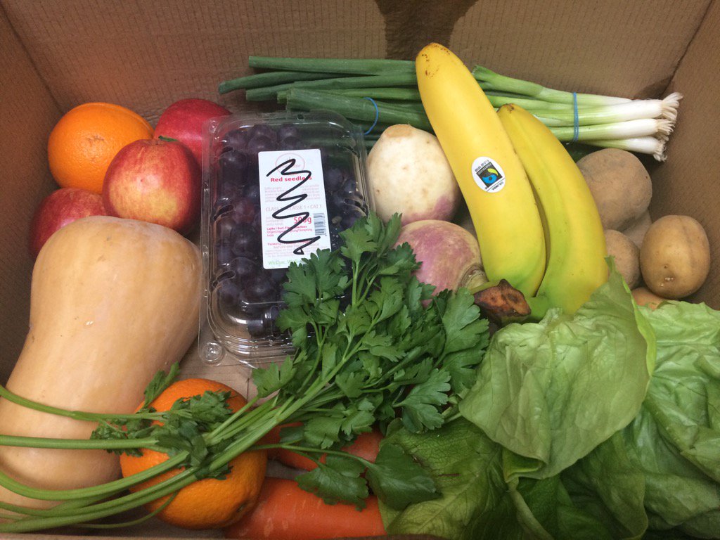 I love this week's @OddboxLDN , such a bargain for £10. Saving food from becoming #foodwaste has never been so easy!