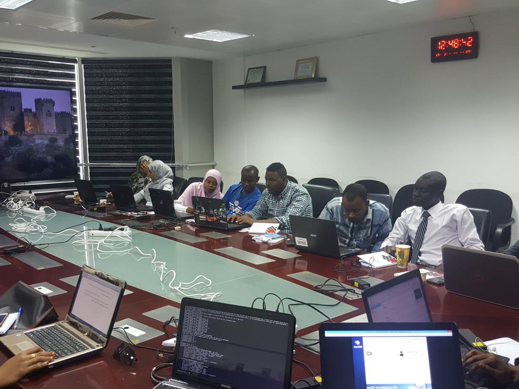 SudanNOG's tweet image. Here we go, The last round of #Unix_Boot_Camp at #NTC  Tower 
#SdNOG  #SdNOG_Workshop