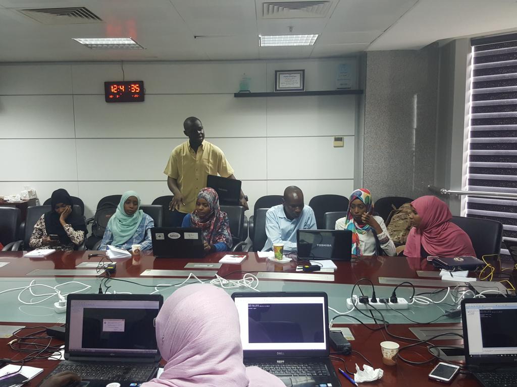 SudanNOG's tweet image. Here we go, The last round of #Unix_Boot_Camp at #NTC  Tower 
#SdNOG  #SdNOG_Workshop