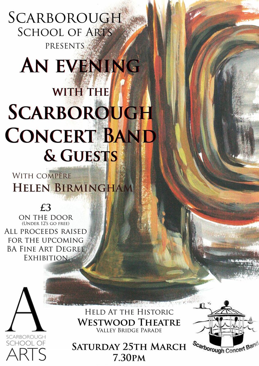 ssartsfineart's tweet photo. One week to go until our fundraising concert! A night of art themed music, great raffle prizes, tea &amp; cake! @S_S_Arts all welcome!! https://t.co/LbRtvSk55q
