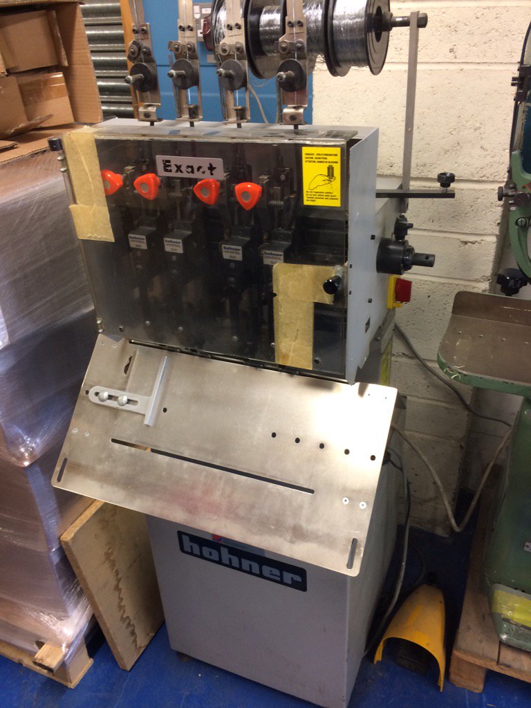 Bindingstore's tweet image. #Hohner exact stitcher with 4 stitch heads available For Sale. Contact us for details. #PrintFinishing #BindingStore