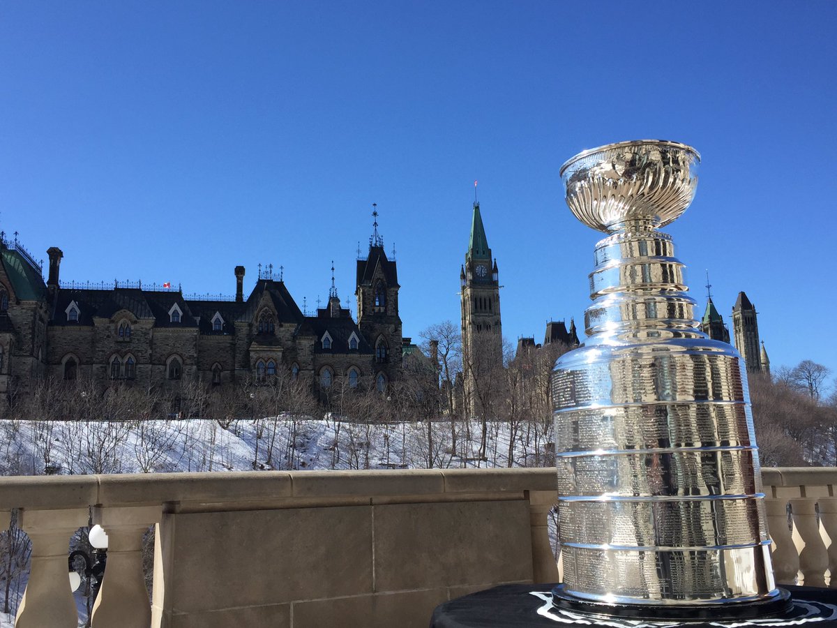 NHL's tweet photo. Happy 125th birthday to the best trophy in all of sport. #StanleyCup https://t.co/D3sZciIe8I
