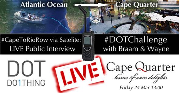braammalherbe's tweet image. If you are in CPT on 24th March there will be a live public interview with us thanks to @AwesomeSAonline and @capequart between 13:00-14:00