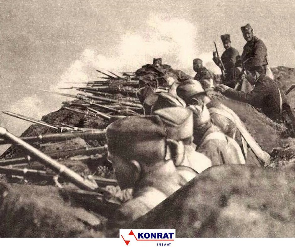 konratyapi's tweet image. Çanakkale Zaferi'nin 102. Yıldönümünde, kahraman şehitlerimizi ve Atatürk'ü saygıyla anıyoruz.