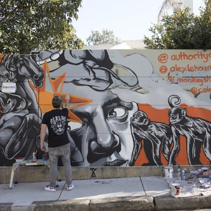 #mural by Alex Lehours #sydney #australia #streetart #graffiti #art