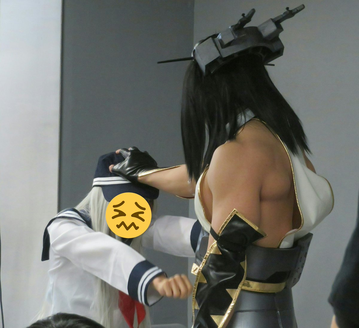 930tanaka's tweet photo. このモンスター（@shigel_marv）を倒すべく艦娘たちは果敢にも立ち向かうが…… https://t.co/7OzRm7VK5L