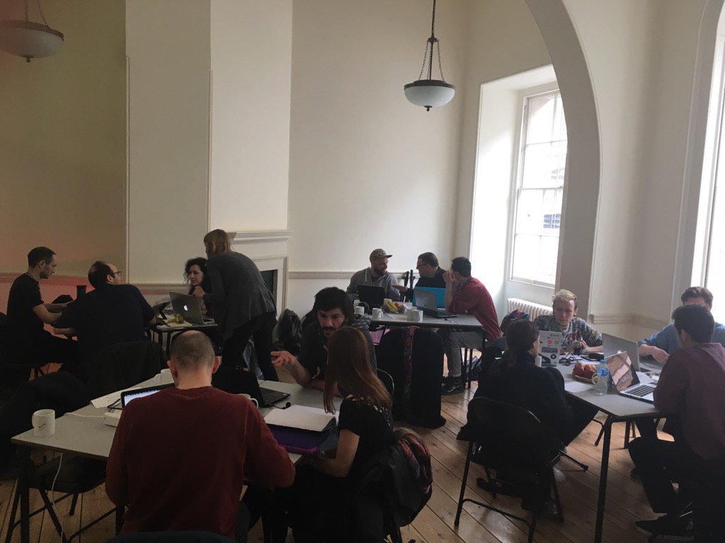 AXNSCollective's tweet photo. The hack is on! #SINES https://t.co/Y3gYpkkCIM