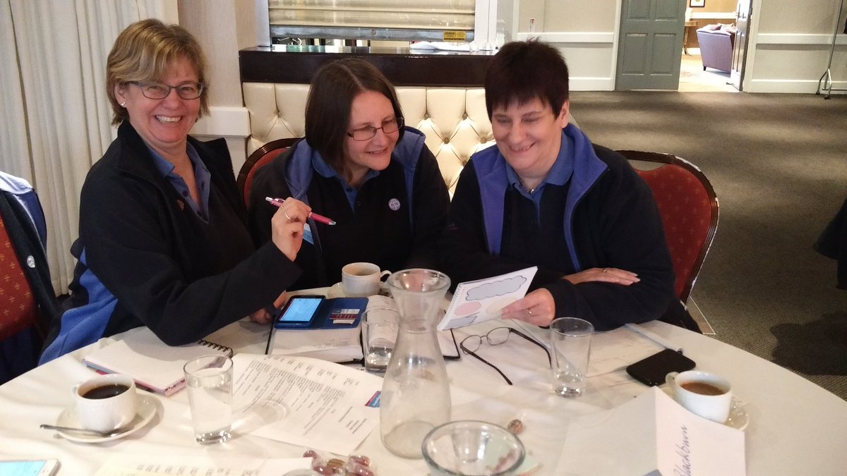 Working hard at the Division Development weekend!