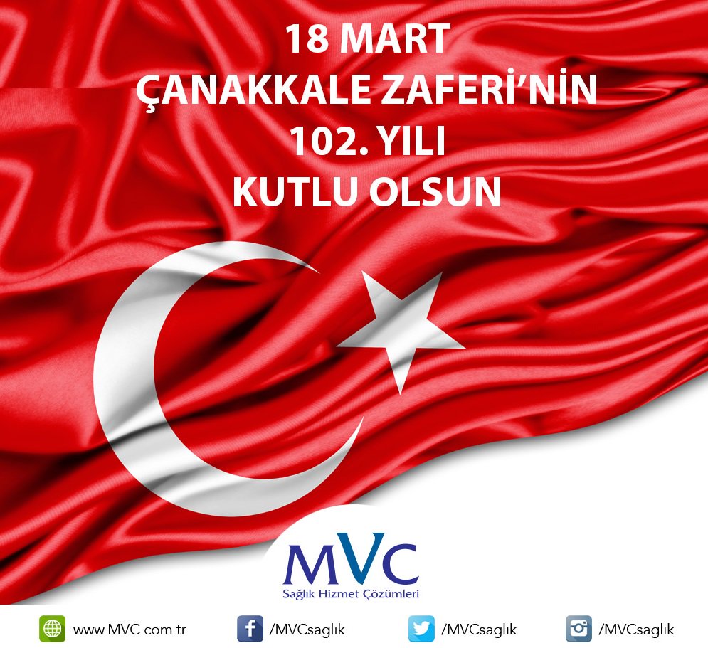 18 Mart Çanakkale Zaferi'nin 102. yılında aziz şehitlerimizi saygı ve şükranla anıyoruz.