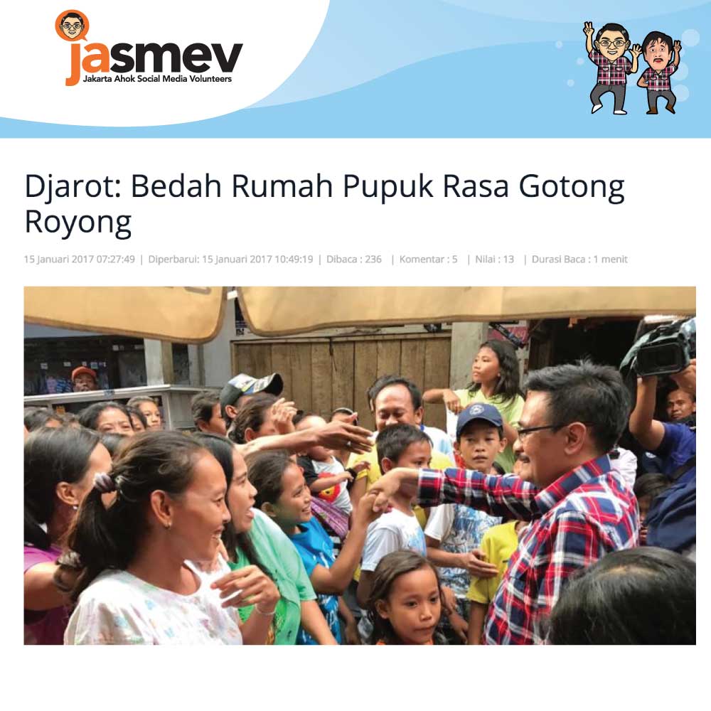 PinggiranJkt08's tweet photo. djarot berpesan bahwa bedah rumah adalah memupuk rasa gotong royong #AtapBaDja @ahok https://t.co/uawbScmN9f