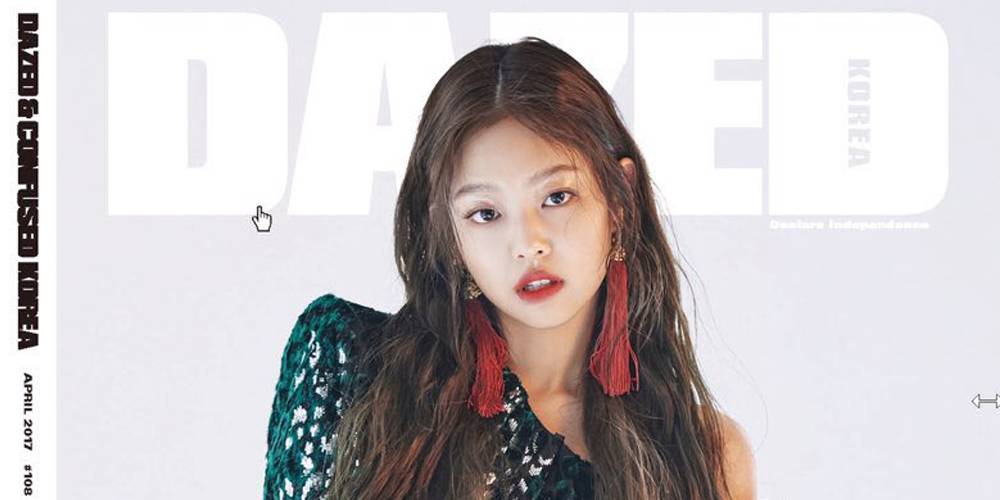 Black Pink's Jennie is the cover model for the April issue of