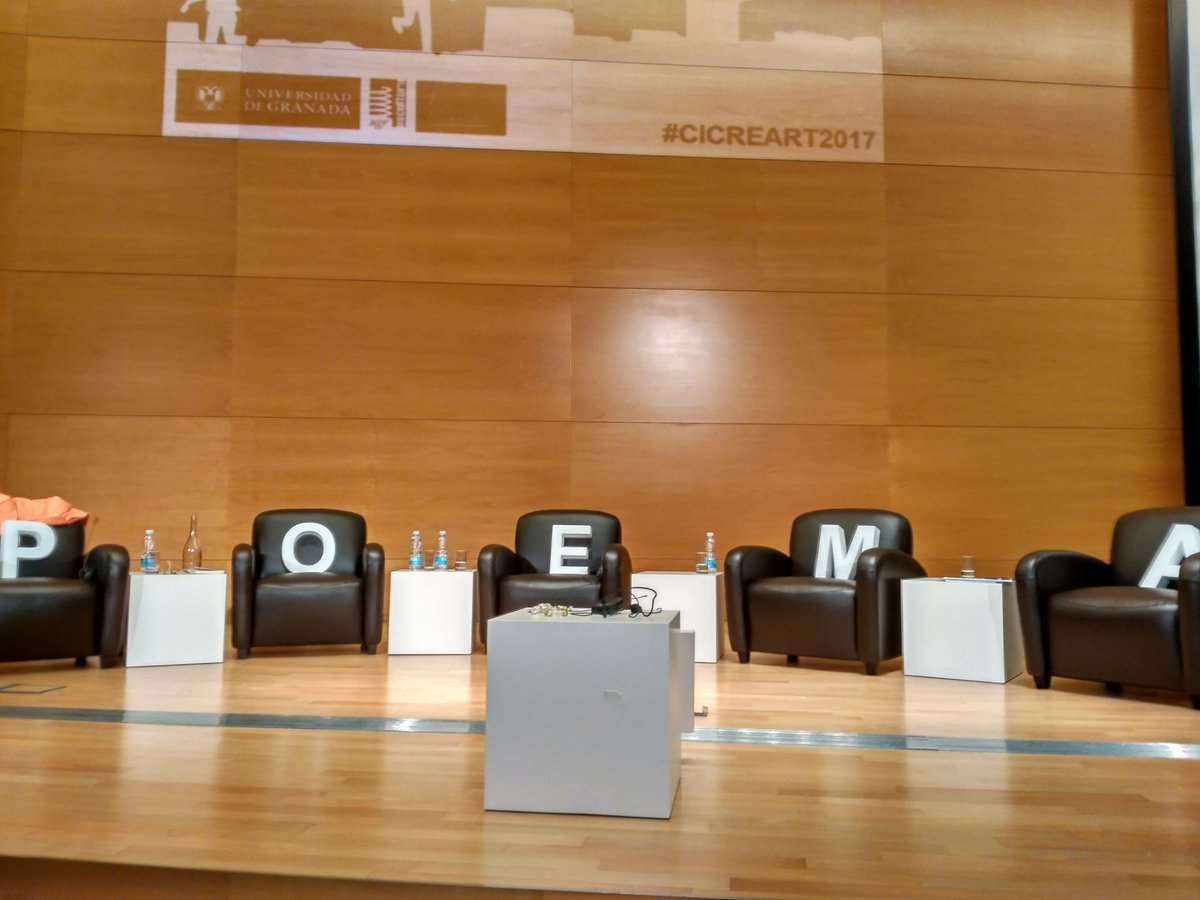 cicreart2017's tweet photo. #CICREART2017 de las partes sirve el P O E M A https://t.co/EstzQi35EU