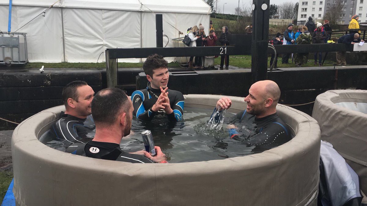 RedBullUK's tweet photo. Post heat debrief in the Hot Tubs #RedBullNeptuneSteps https://t.co/d3p7DCGkk8