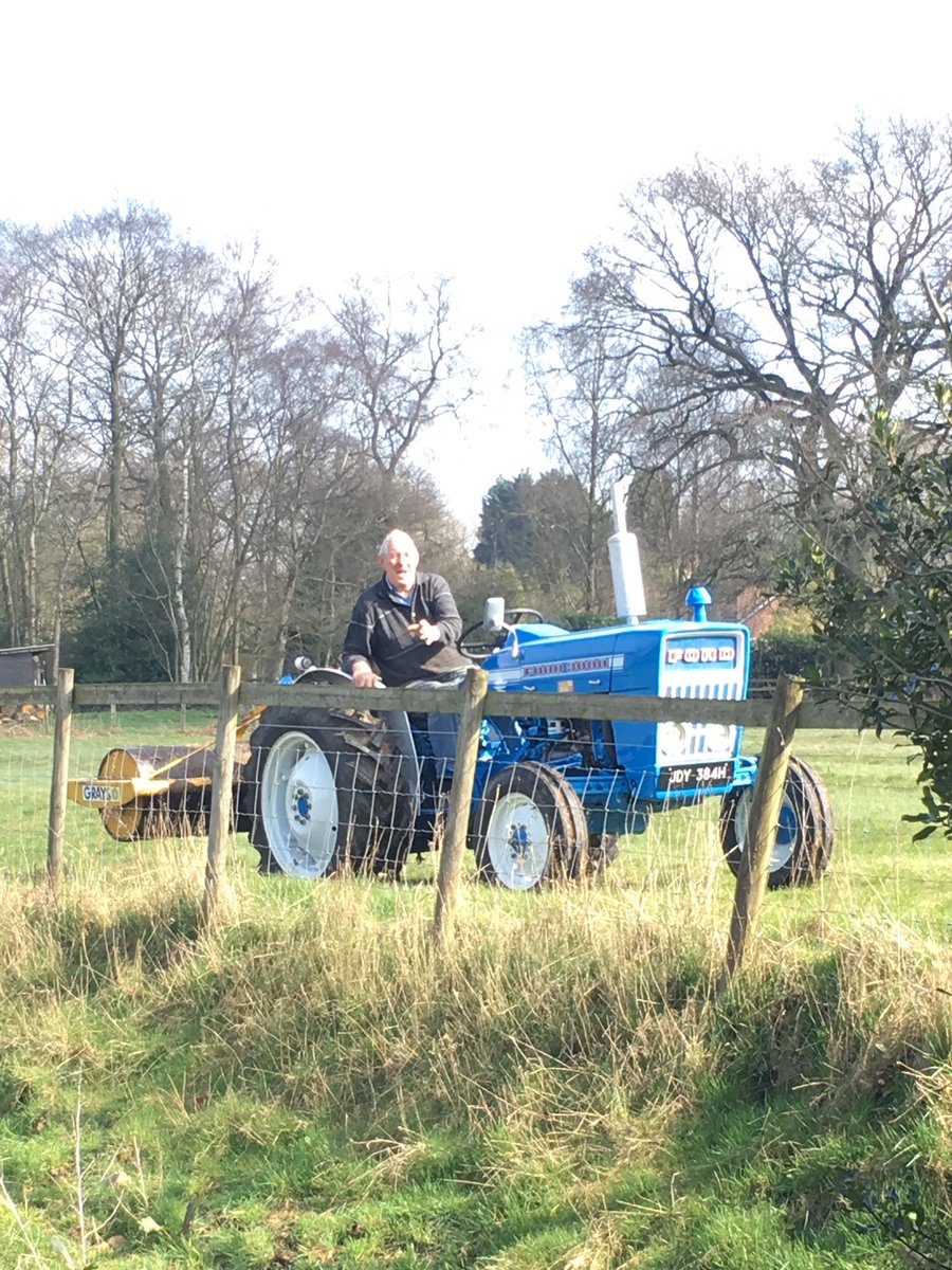 Love seeing old farm machinery working the land #tractor #fordtractors #ford3000