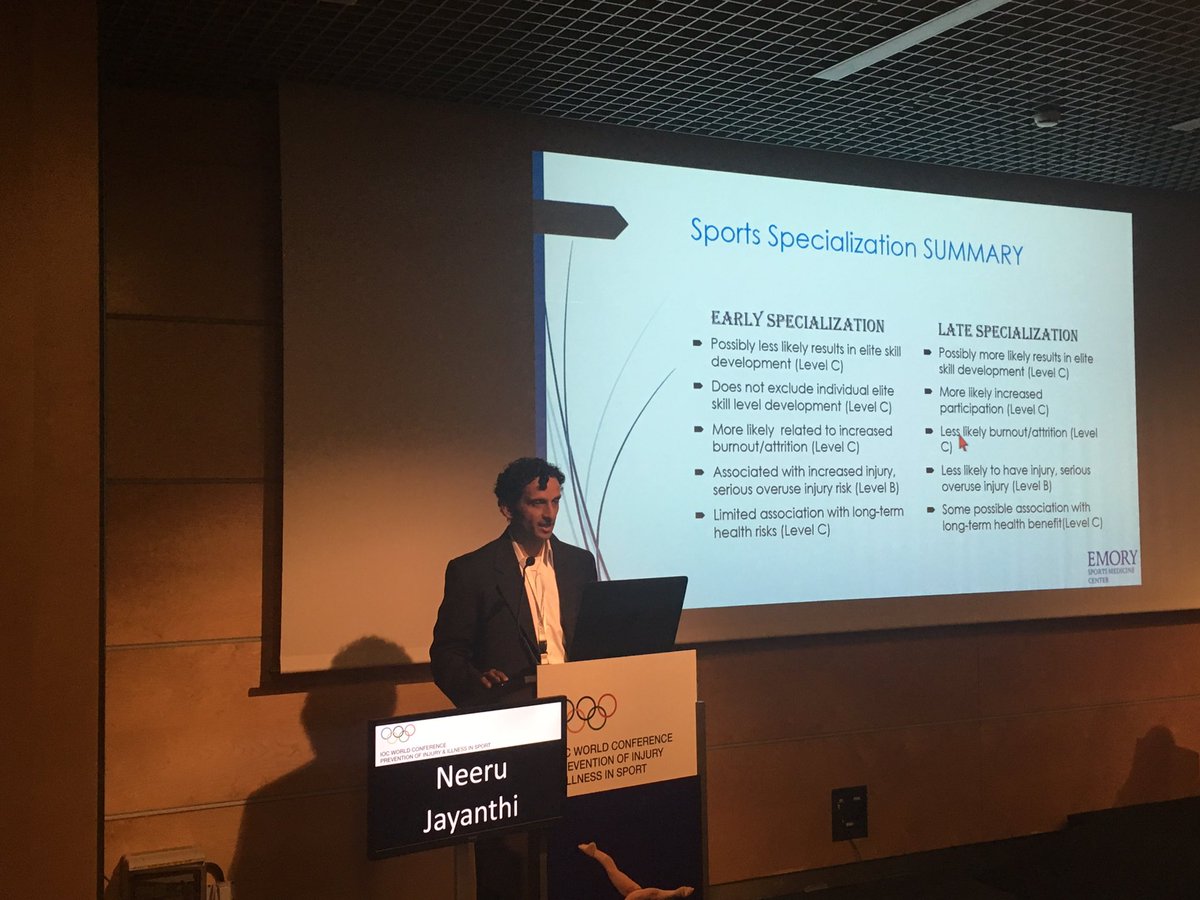 Håvard Visnes (@haavardvisnes) on Twitter photo Brilliant about early sports specialization from <a href="/NeeruJayanthi/">Neeru Jayanthi</a> at @IOCprev2017
Heading to Norway 2018? Brilliant about early sports specialization from <a href="/NeeruJayanthi/">Neeru Jayanthi</a> at @IOCprev2017
Heading to Norway 2018?