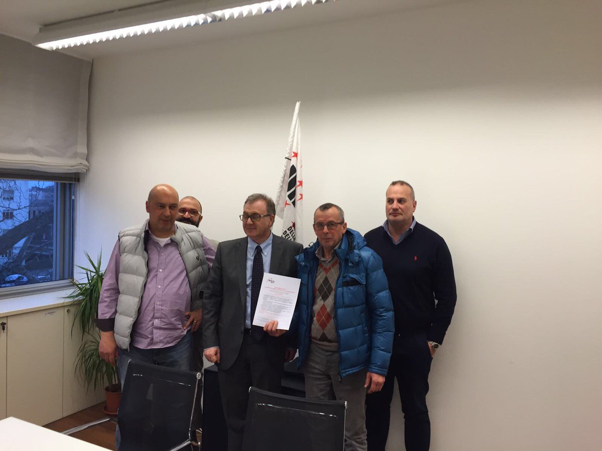 TgrRaiTrentino's tweet photo. #Autotrasporto. Anche il #Trentino aderisce alla giornata di mobilitazione di #Unatras. Una delegazione di categoria ha incontrato #Gilmozzi https://t.co/yjLuBWmlWL
