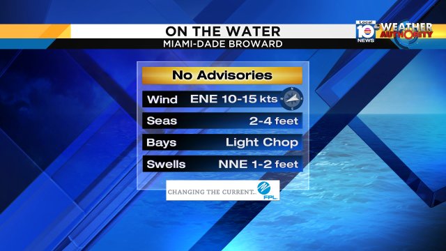 Great boating conditions today. No advisories for #Miami-Dade, #Broward or #FLkeys. https://t.co/jutGh8EvrB