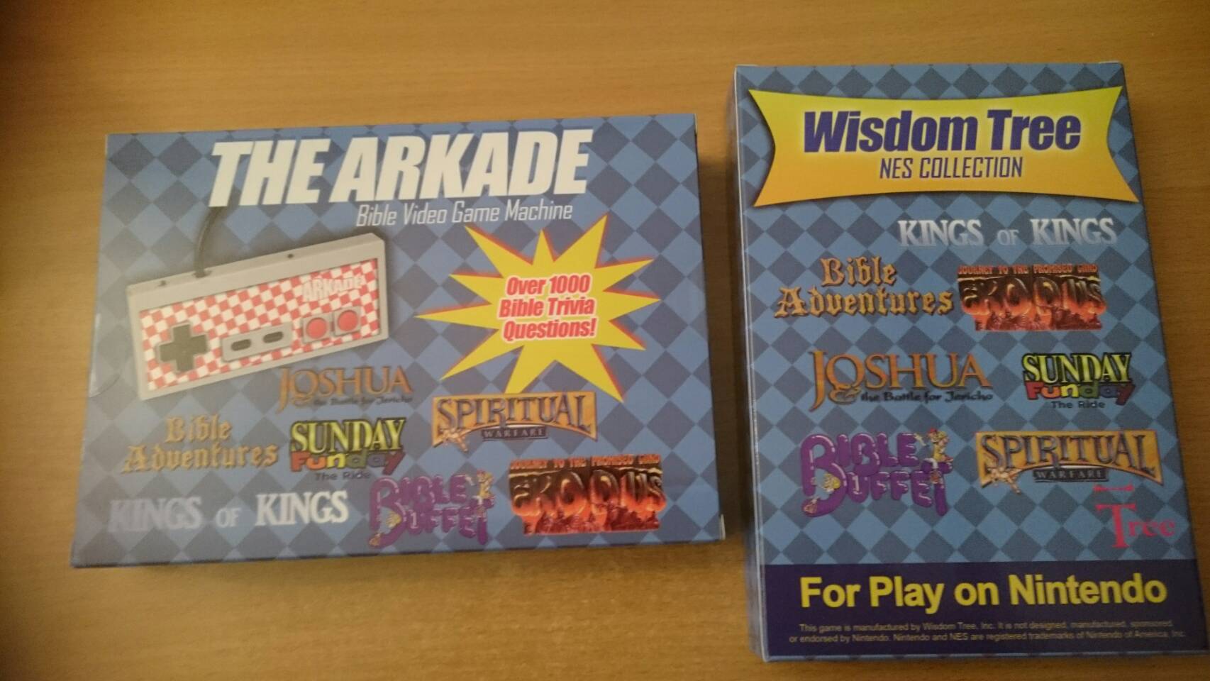WisdomTree NES Collection（４タイトル）genesis Noah's Ark for NES and Sega Genesis. by Wisdom Tree