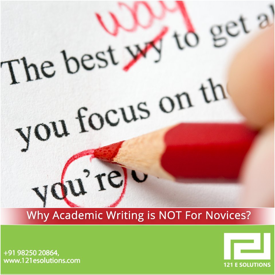 121eSolutions's tweet image. Why Academic Writing is NOT For Novices?
#Bestonlinewritingservices
#customassignments
#MathematicsProblems
W:121esolutions.com