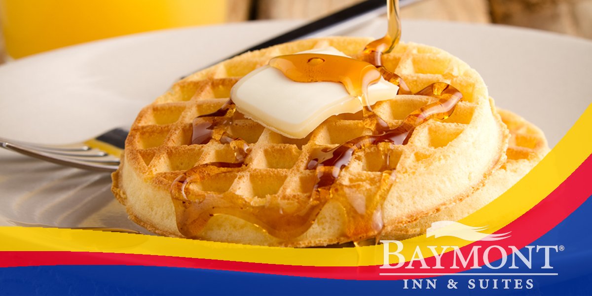 Happy #MapleSyrupSaturday! There's no better way to celebrate than with fluffy waffles and sweet syrup in the Baymont Breakfast Corner!
