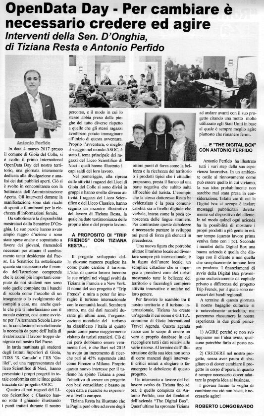 gzileni's tweet photo. A 14g da #oddit2017 si continua a parlare di #OpenGioia, la rivoluzione digitale è appena cominciata #saa2017 https://t.co/ARUHx3Uk3c