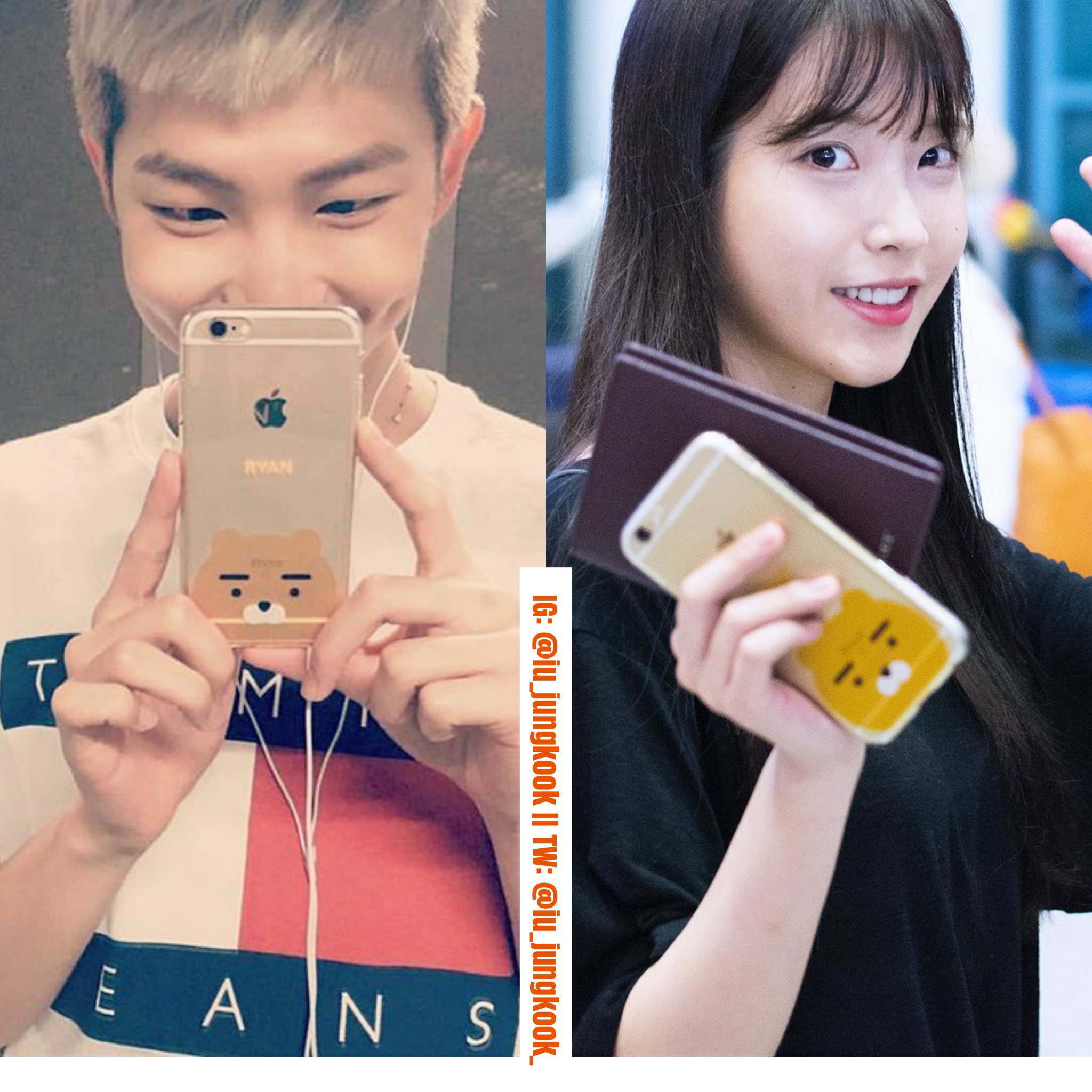 IU💖JK•• on Twitter: "Same phone case😍💕hahaha leader has been known for