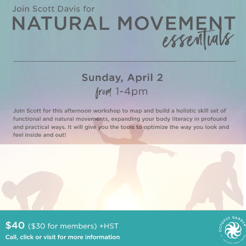 Join Scott Davis for this intensive workshop to expand your body literacy