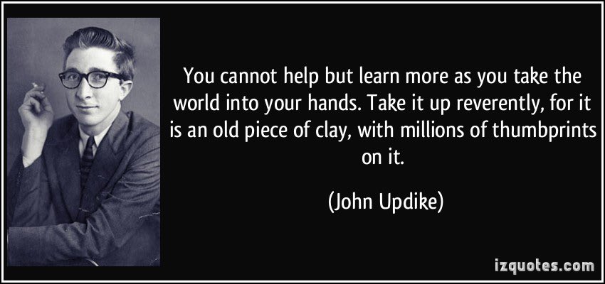 Happy birthday to the late John Updike!  