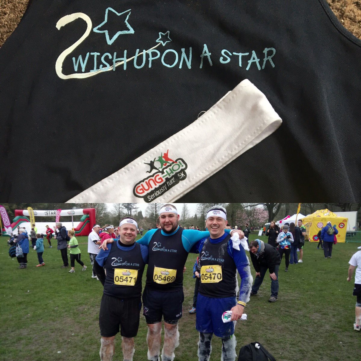 Another fun morning for @2wishupon at <a href="/begungho/">Gung-Ho!</a> Cardiff with <a href="/MatthewBouse/">Matthew Bouse</a> <a href="/pdchill/">Paul Chilcott</a>
