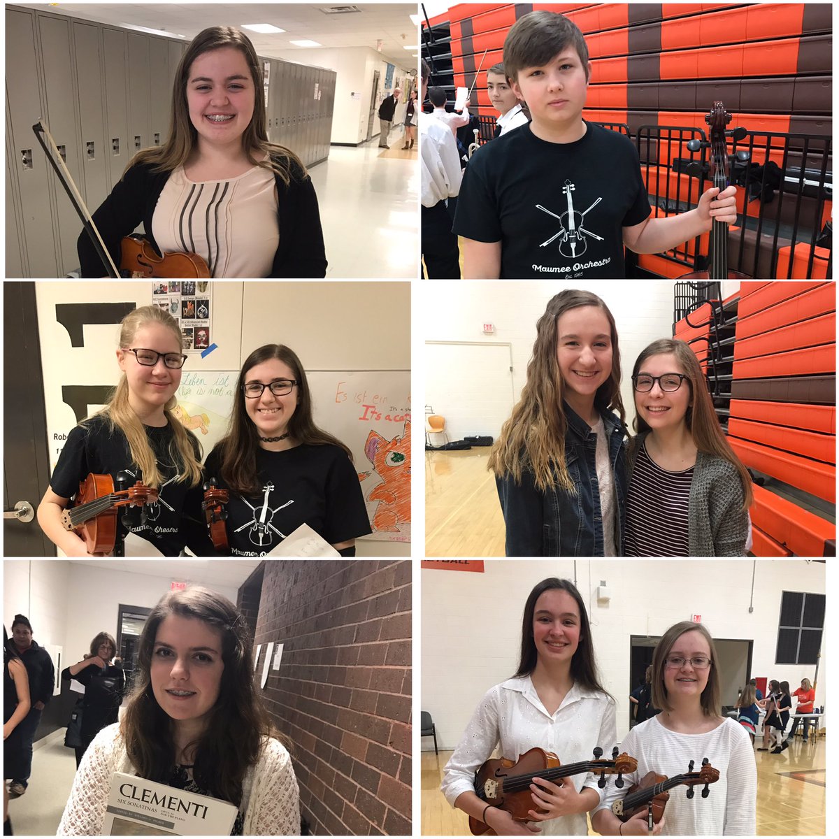 MaumeeOrchestra's tweet photo. All superior and excellent ratings at JH Solo and Ensemble today!  Great work to these and our other performers!!!@maumee_schools https://t.co/yAHjPSntQ7