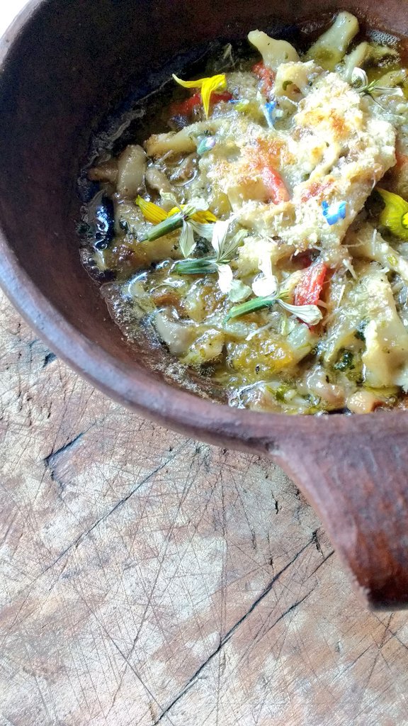 Justlovefood's tweet photo. Corvina callos a la Parmesana en su pilpil,rocoto confit,merken,semillon,Los Choros #olive oil #chileancuisine #swimbladder #fish #zerowaste https://t.co/CujRYS73zt
