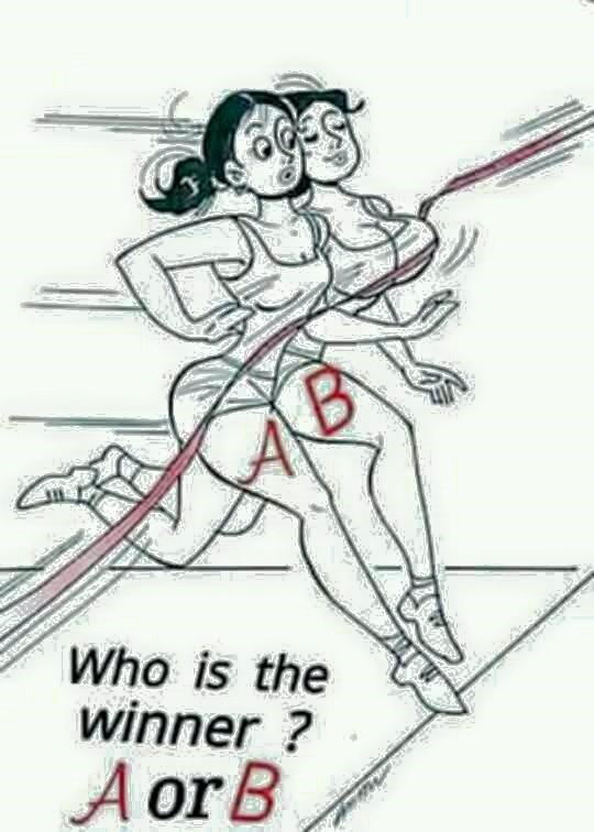 Who is the winner A or B?😃😃😃
