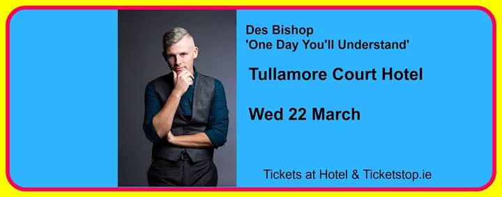 Colm McCabe Promotions & Events🎙💶 (@colm_tullamore) on Twitter photo RT #win 2Tix <a href="/Desbishop/">Des Bishop 毕瀚生</a> <a href="/Court_Hotel/">Hotel Vennington Court</a> @OffalyUpdates <a href="/FestivalsIrish/">Festivals.ie</a> <a href="/OffalyHour/">#OffalyHour</a> <a href="/inspiremeirl/">InspireMe Ireland</a> @Festgigguide <a href="/Festitweetup/">Festivals_Irl</a> <a href="/ClubFaithful/">Club Faithful</a> RT #win 2Tix <a href="/Desbishop/">Des Bishop 毕瀚生</a> <a href="/Court_Hotel/">Hotel Vennington Court</a> @OffalyUpdates <a href="/FestivalsIrish/">Festivals.ie</a> <a href="/OffalyHour/">#OffalyHour</a> <a href="/inspiremeirl/">InspireMe Ireland</a> @Festgigguide <a href="/Festitweetup/">Festivals_Irl</a> <a href="/ClubFaithful/">Club Faithful</a>