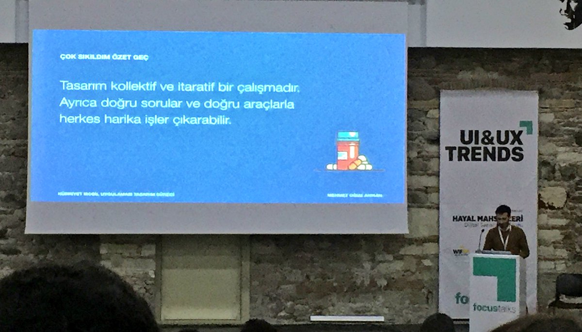 arasb's tweet image. Tasarım herkesin işidir. @ouzar #focustalks