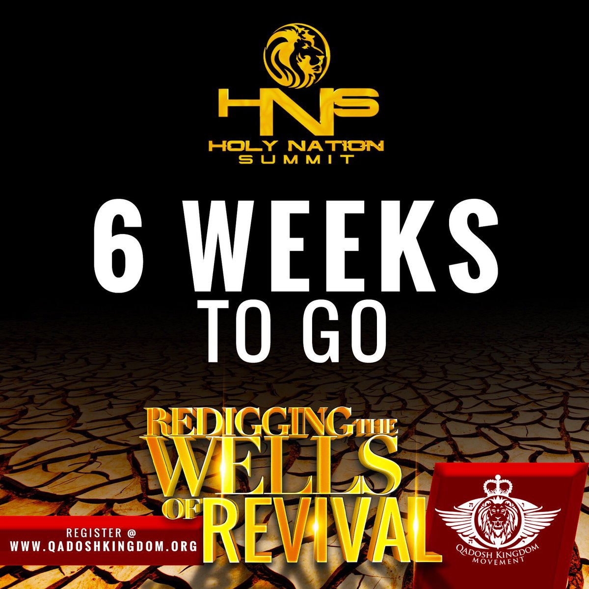 elijahchanak's tweet photo. In 6 weeks, we incite revival. Our hearts are postured!
#HNSIV
#RediggingTheWells
#HolyNationSummit
#RevivalNow
#QadoshKingdom https://t.co/1FjfX2HAJF