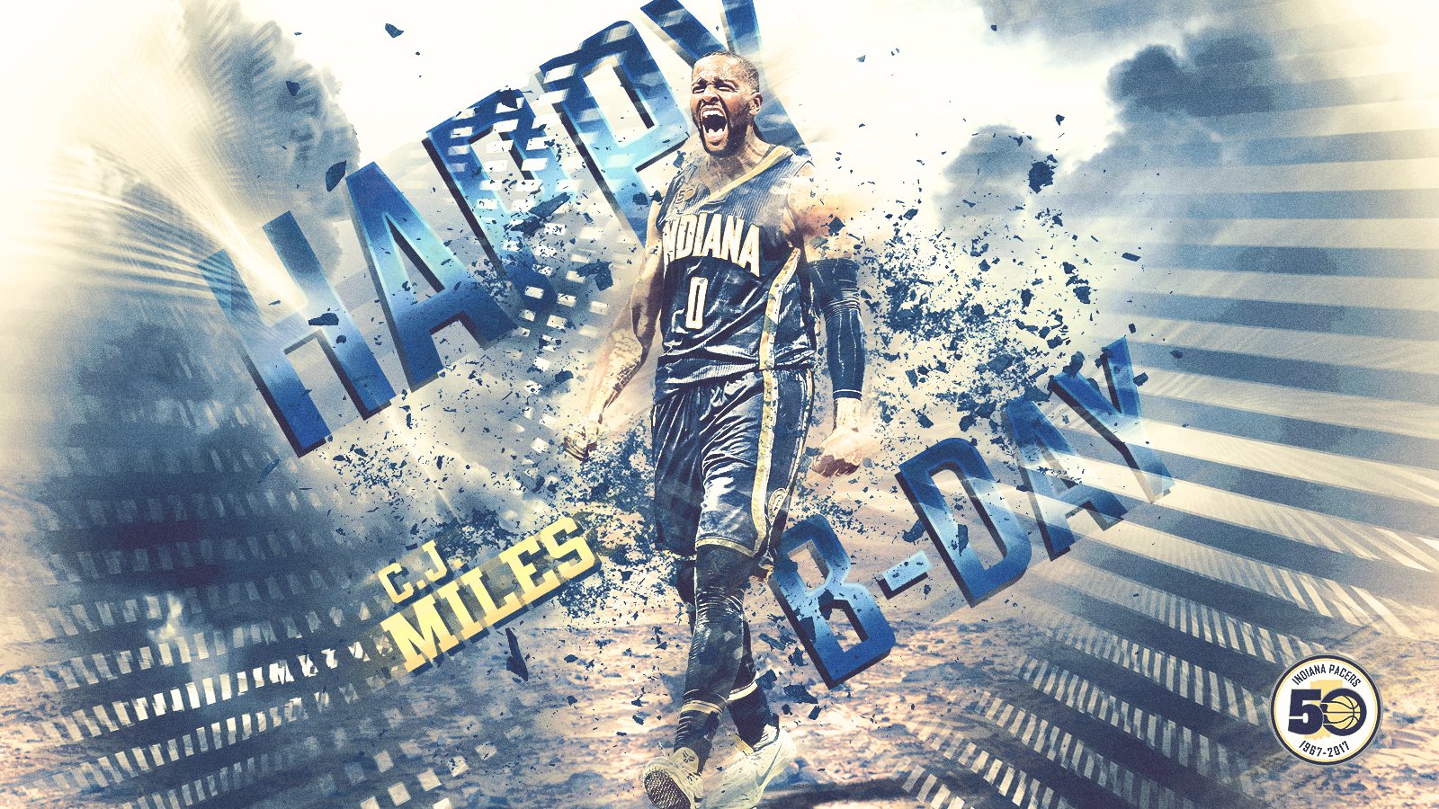 Hoje é o aniversário do CJ Miles. O jogador completa 30 anos. Happy Birthday 