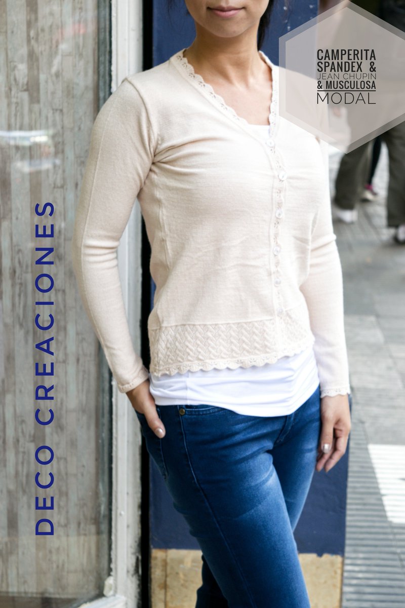 Deco_Creaciones's tweet photo. Nueva entrada/ Nueva combinación:
Camperita Spandex + Jean Chupin + Musculosa de Modal
#decocreaciones #rosario #moda #modarosario #fashion https://t.co/AHd02NBye1