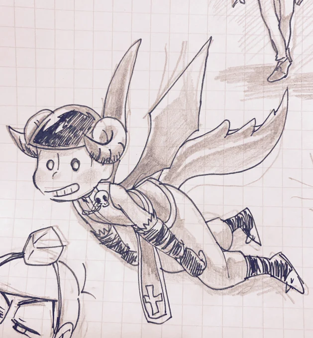 絵描く元気出てきた  リハビリらくがき 