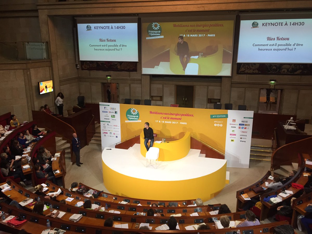 soniakofman's tweet image. #po2017 @IliosKotsou "comment est-il possible d'être heureux aujourd'hui?"