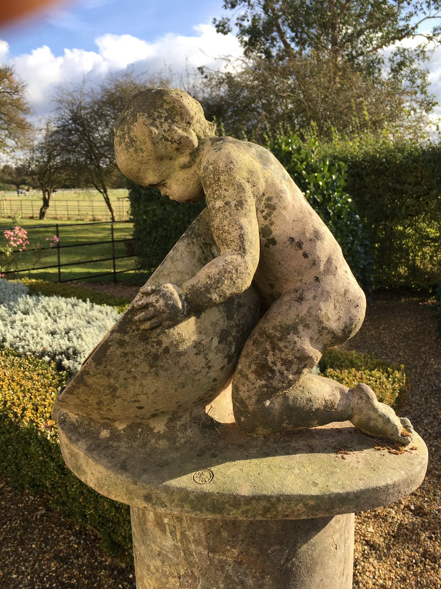 Recently installed Compton sundial, supplied by Garden Art