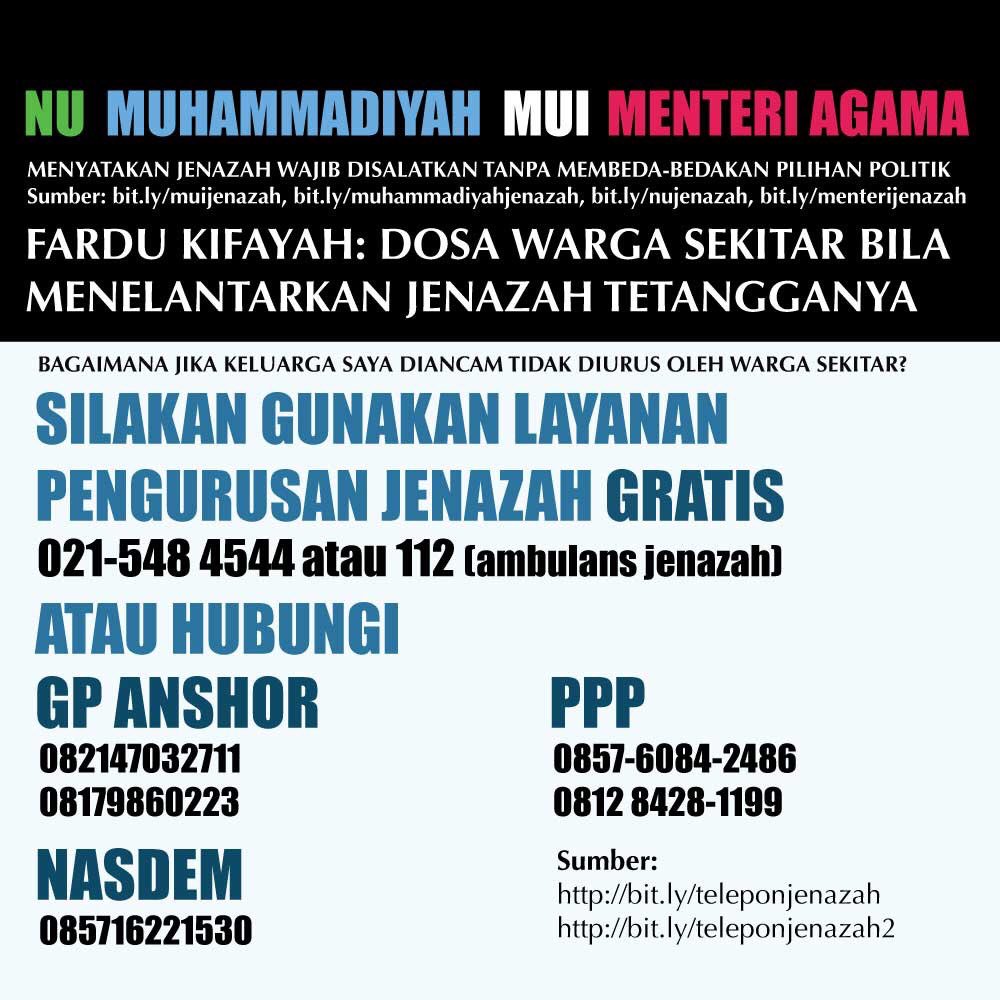 Mimin_Jelita's tweet photo. #TerorJenazah #TerorGerobak #BolehApaGakSih #putaran2 #pilkadaDKI #Jakarta https://t.co/L1aYONH8vO