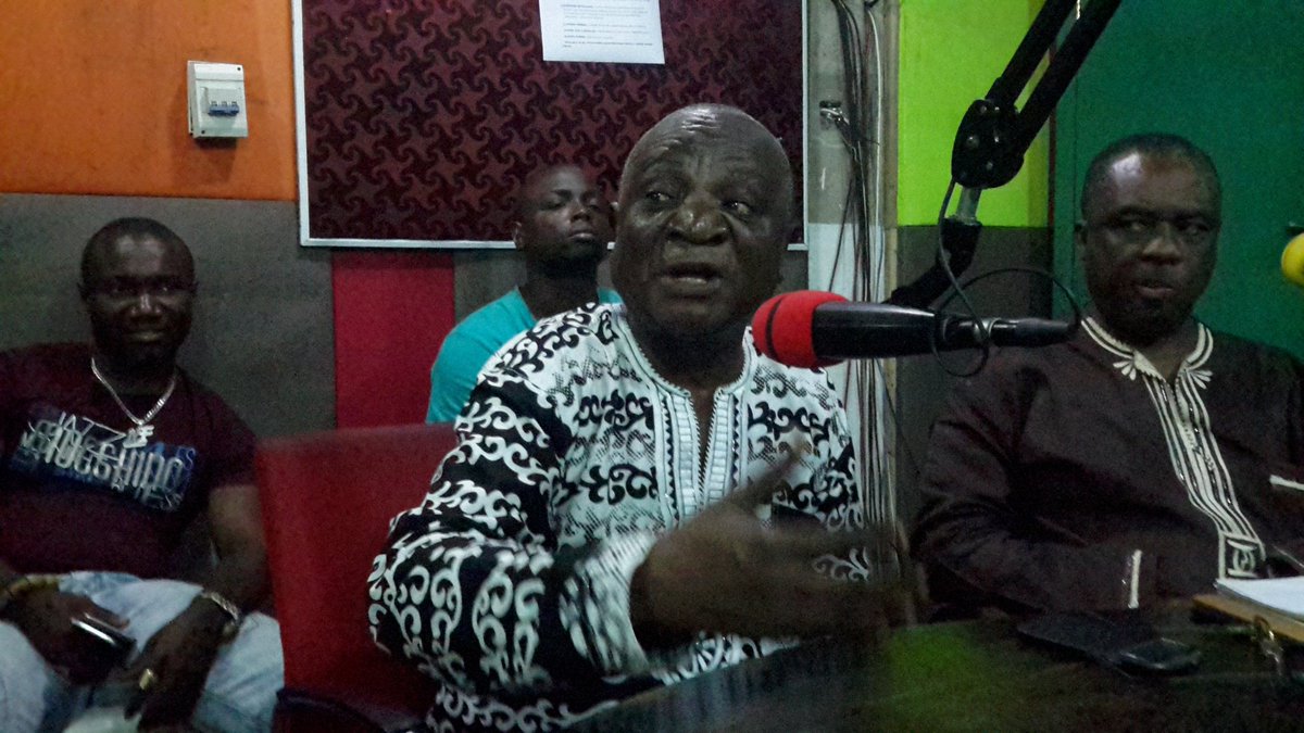 review1043's tweet photo. Highlife Music Legend - Nana Kwame Ampadu is live now #EntertainmentReview @Peace1043fm https://t.co/pCFA89Mgmu
