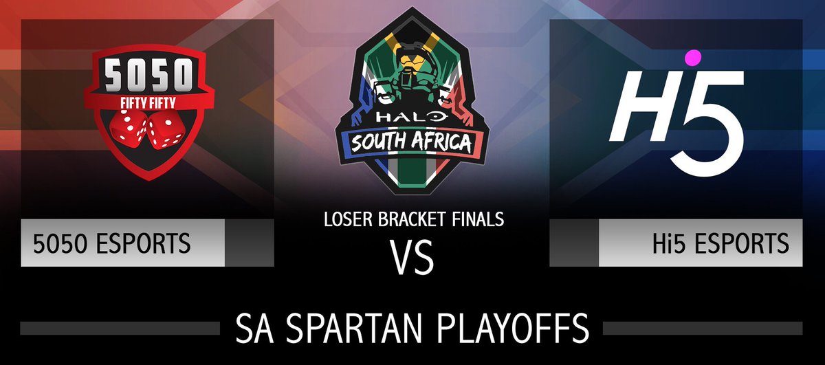 SouthAfricaHalo's tweet photo. First game will be between @5050Esports and @ClanHi5 for a spot in Grand Finals!
Don't forget to catch the stream tomorrow at 17:00 (GMT+2) https://t.co/FoyfBccab2