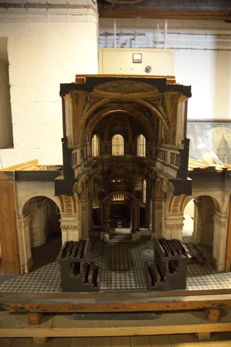 StPaulsLondon's tweet image. OC The 1894 Burgess model was re-purposed twice to test other ideas for decoration and Baldacchino - testing the #vision B4 implementation