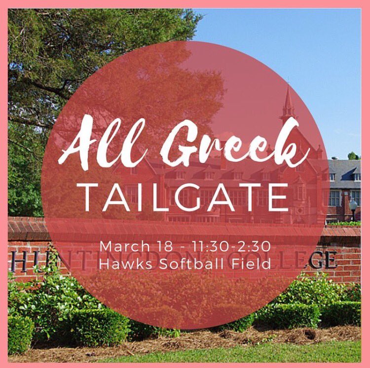 Greek Weekend continues today with Softball Red Pride at 11:30 a.m. and Riley Green concert at 7:00p.m. See you there!