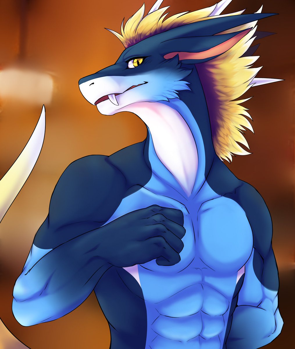 by @Kuttoyaki, Butler Cafe What would you like today, sir?#furry #dragon #b...