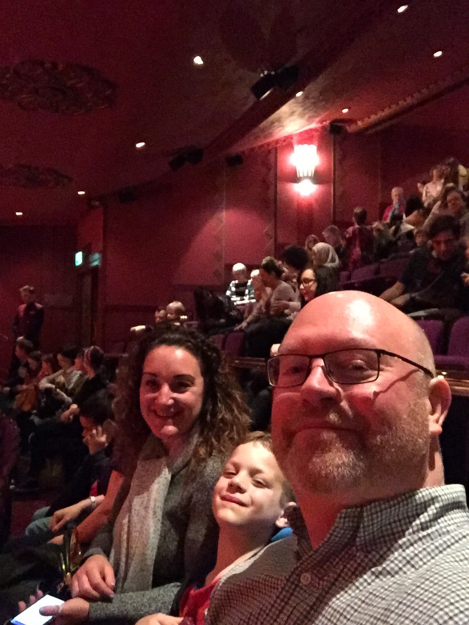 Aladdin at the Prince Edward Theatre. Happy Birthday Cathryn! 