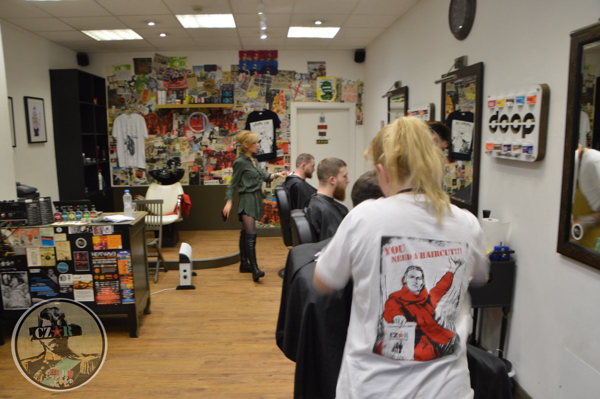 A fully booked Saturday today but 'you need a haircut' so take some advice from the back of a shirt and give us a ring on 07796 955 950.