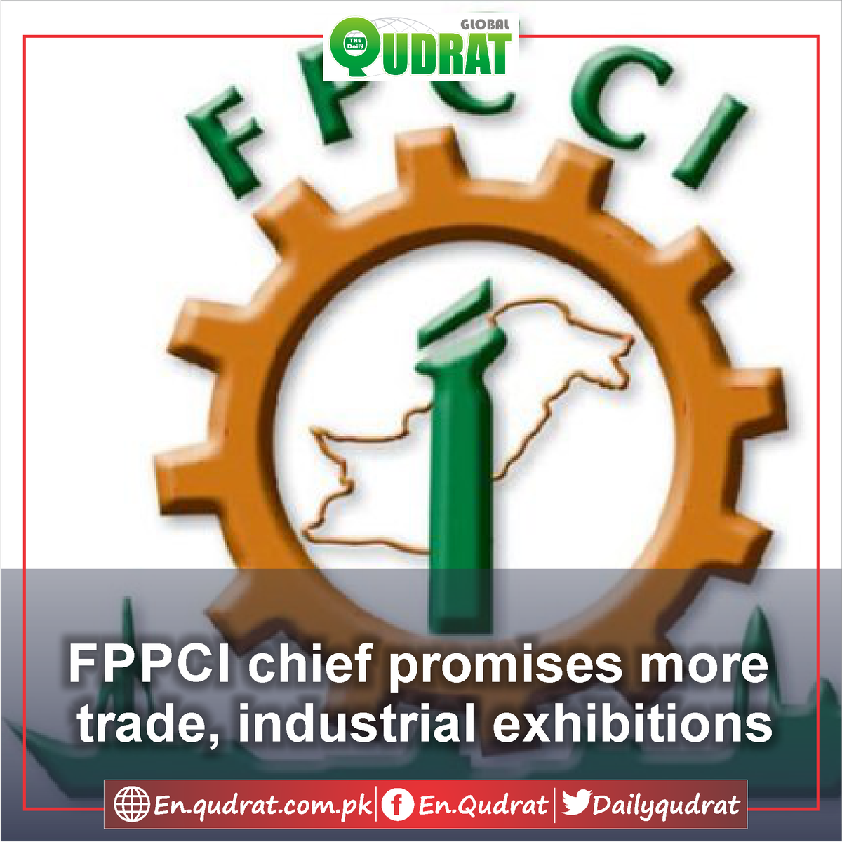 DailyQudrat's tweet photo. Read More:https://t.co/9Qbd0TOwUJ
#FPPCI chief #promises more trade, industrial #exhibitions https://t.co/vs8RPyGCwk