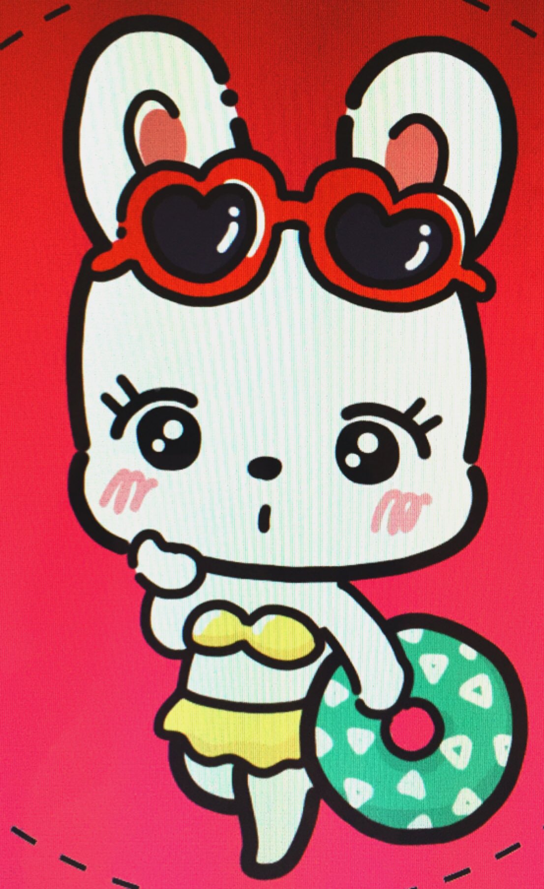 黒川リリー イラストレーター パズル誌 児童書 教材 今日はここまで 夏の小物は描いてて楽しい ゆめかわ ゆめかわいい Illustration Art Fancy ファンシー Kawaii Kawaiiart イラスト 昭和レトロ うさぎ 黒川リリー T Co